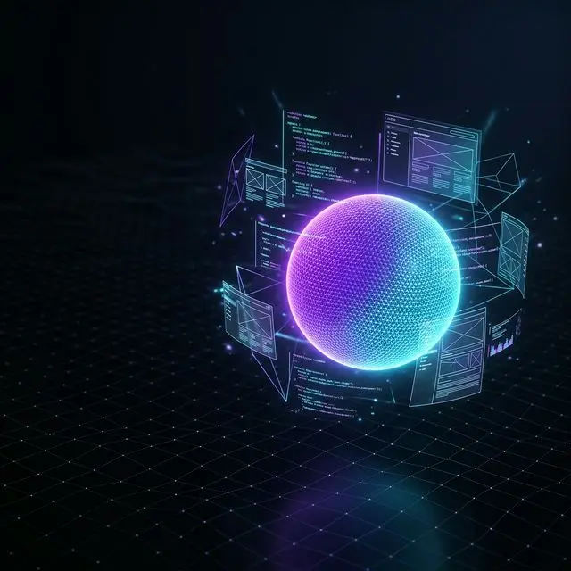 Fondo oscuro profesional con detalles luminosos Nexorium