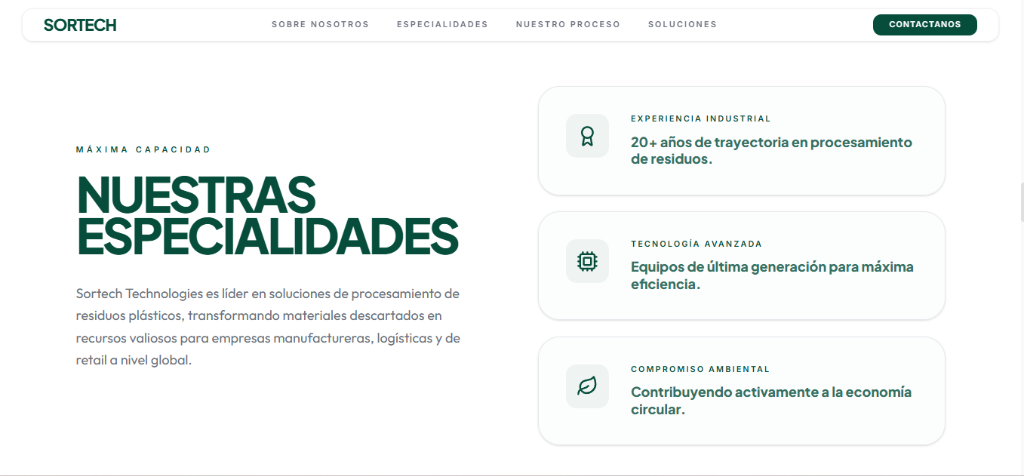 SorTech - Especialidades